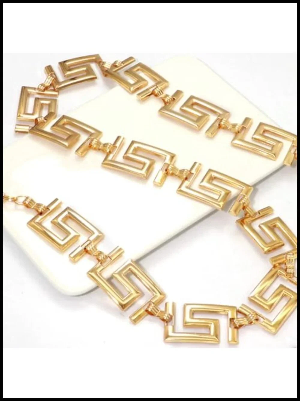 Metal Waist Chain Adjustable Belly Belt for Dress Vest Jeans